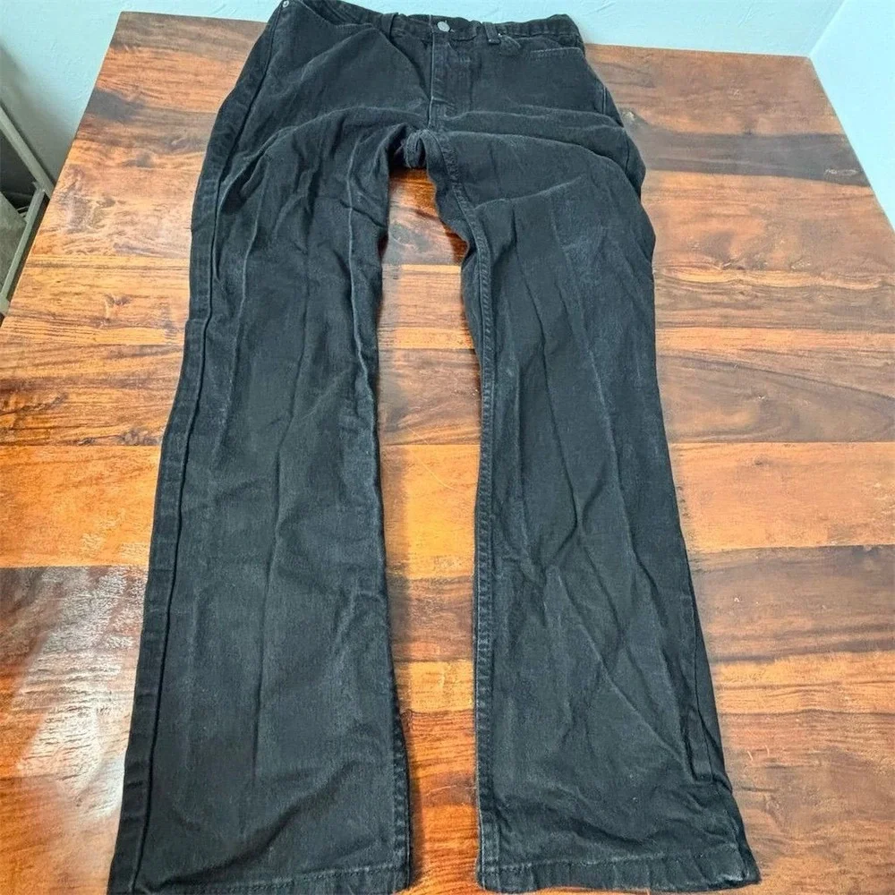 Levi's 514 Men's Straight Jeans Black Size 33x32 Classic 5-Pocket‎